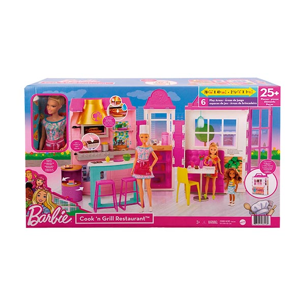 Barbie Restaurante con muñeca