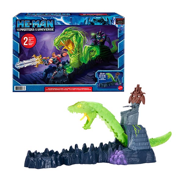 MOTU Animated Snake Mountain playset