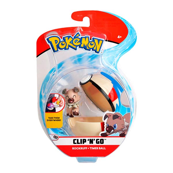 Figura pokémon coleccionable con pokebola surt