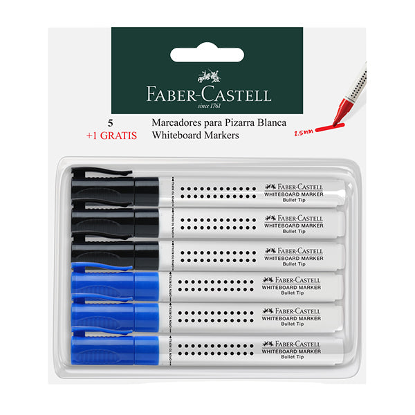 Marcador acrílico surtido 5+1 Faber Castell