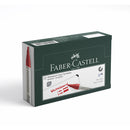 Marcador permanente biselado rojo