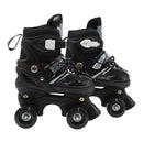 Patines 4 ruedas color negro
