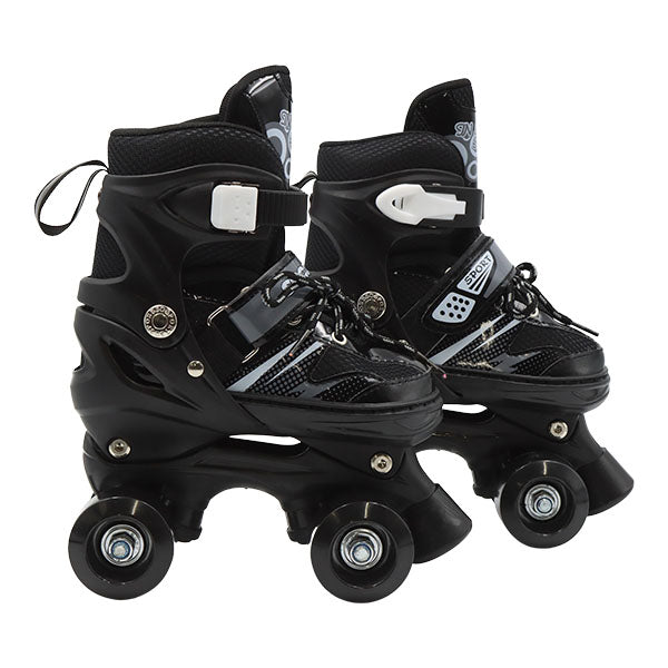 Patines 4 ruedas color negro