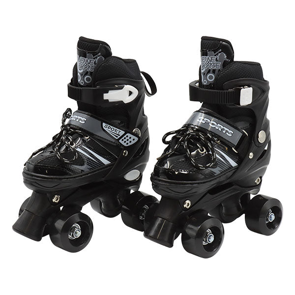 Patines 4 ruedas color negro