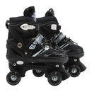 Patines 4 ruedas color negro