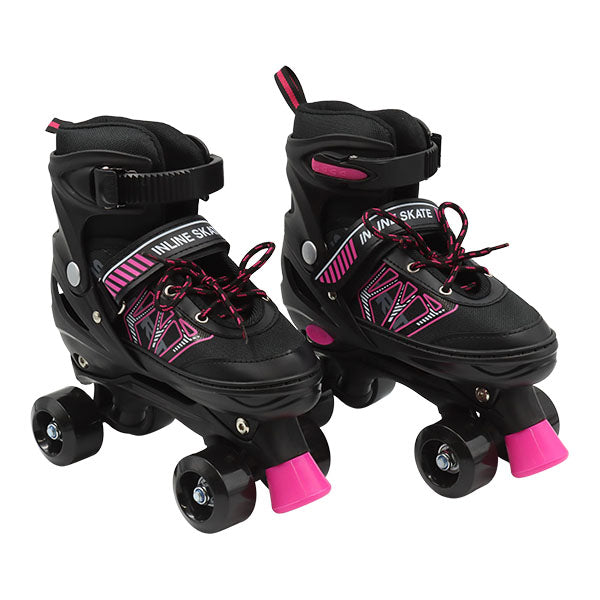Patines 4 ruedas color rosado