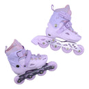 Patines 4 ruedas con luces para niña