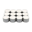 Set candelas 12 piezas blancas 3cm