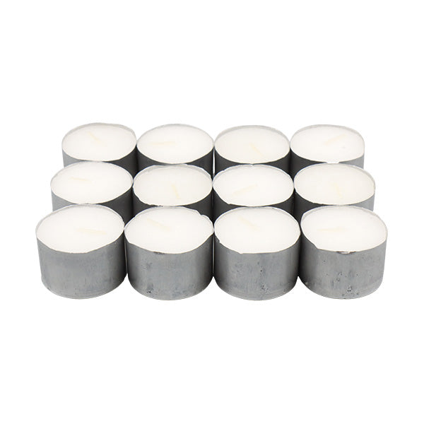 Set candelas 12 piezas blancas 3cm