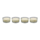 Set candelas 4 piezas blancas 3cm