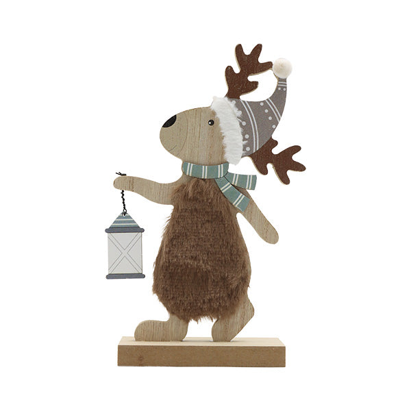 Adorno navideño de madera