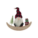 Adorno santa de madera