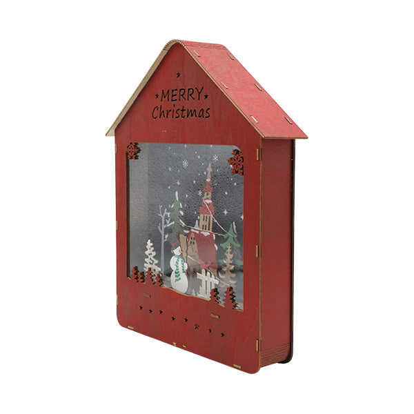 Adorno navideño de madera