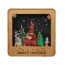 Adorno navideño de madera