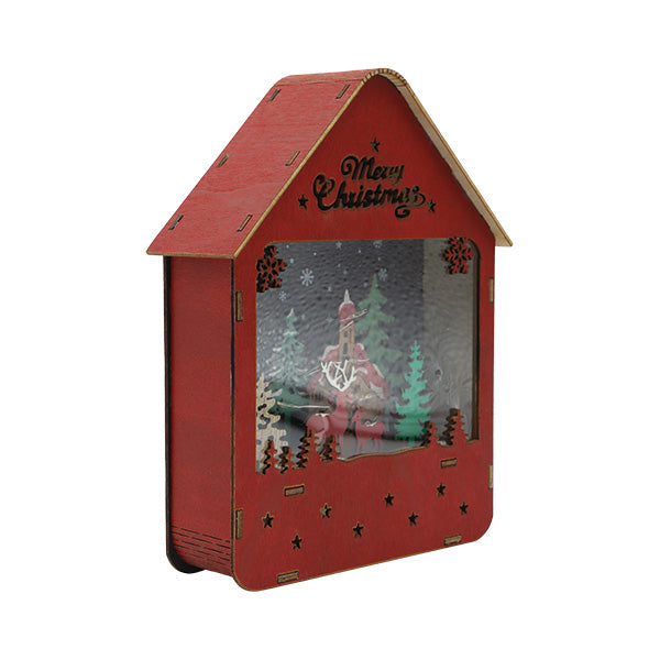 Adorno navideño de madera