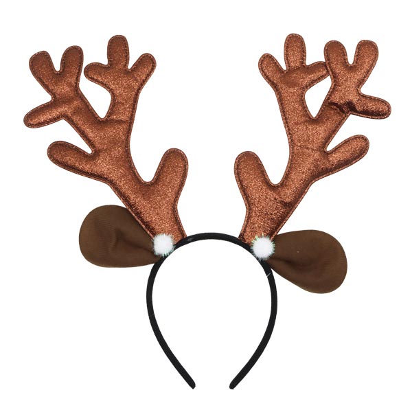 Diadema cuernos de reno 33cm