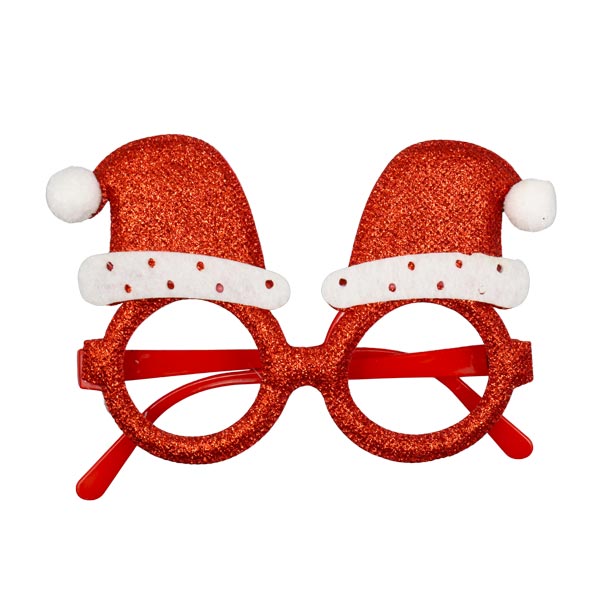 Gafas navideñas santa 15cm
