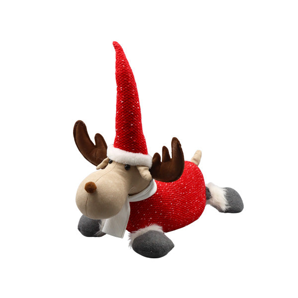 Figura reno acostado navideño 50cm