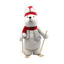 Figura oso polar con bufanda 60cm