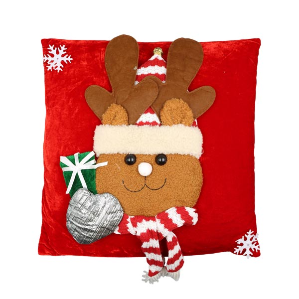Cojín navideño reno 42cm