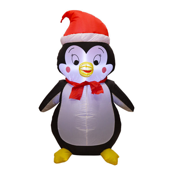 Inflable navideño pingüino 150cm