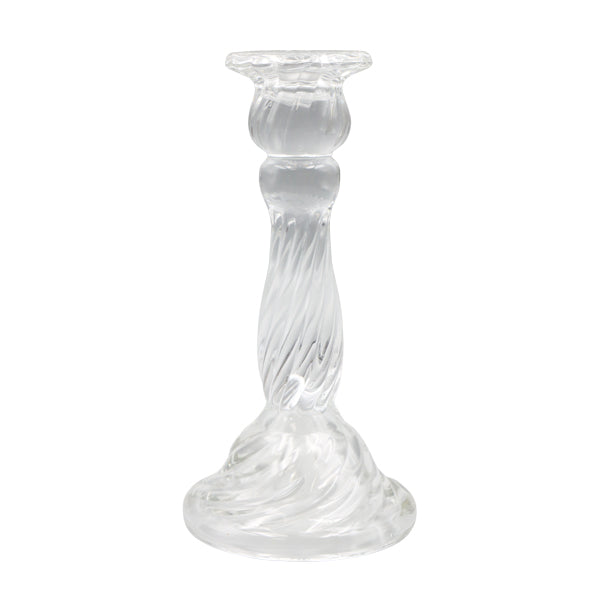 Candelero de vidrio 20cm