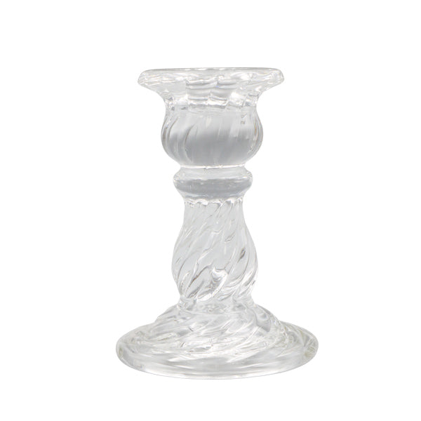 Candelero de vidrio 16cm