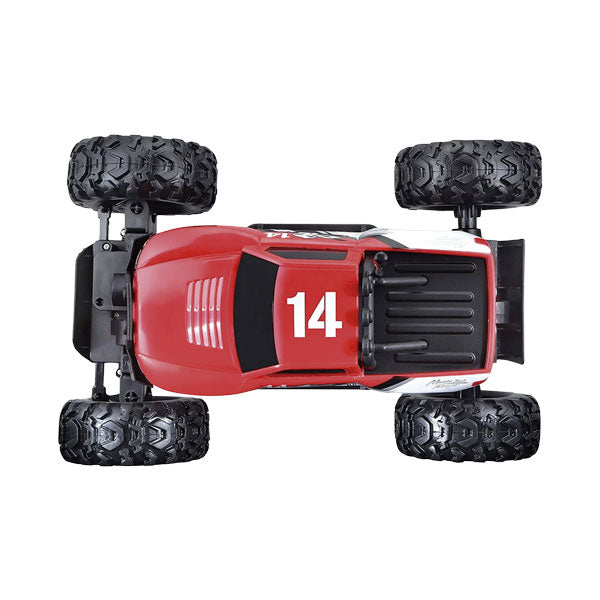 Vehículo r/c rock crawler rojo