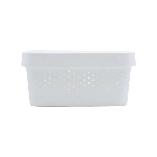 Canasta organizadora con tapa 5L