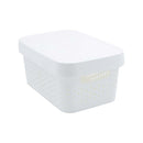 Canasta organizadora con tapa 5L