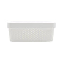 Canasta organizadora con tapa 12L