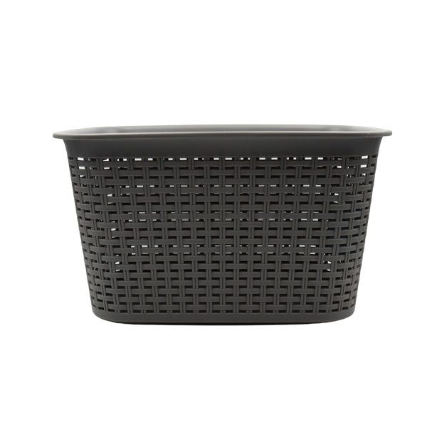 Canasta organizadora con tapa 24l