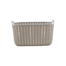 Canasta organizadora gris