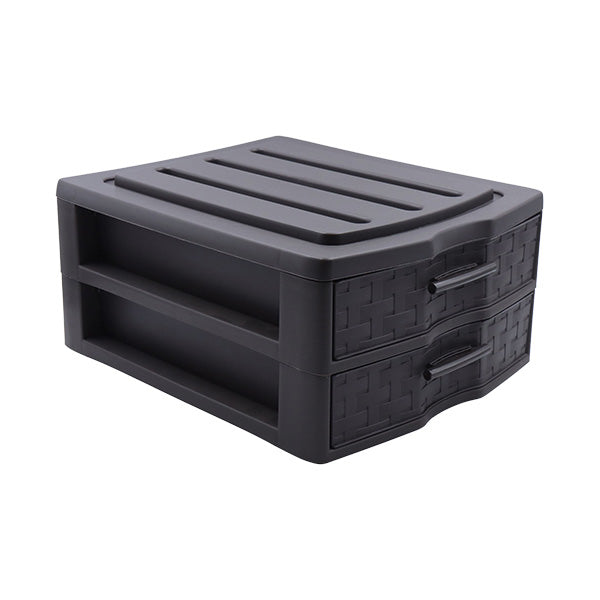 Organizador plastico de 2 niveles