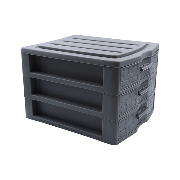 Organizador plastico de 3 niveles