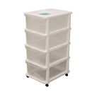 Organizador plástico de 4 niveles