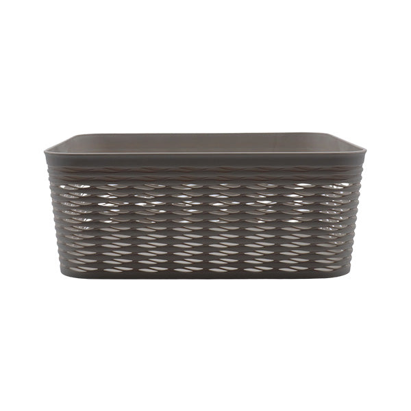 Canasta organizadora gris 11L