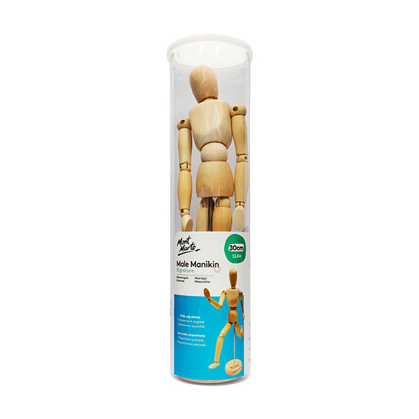 Maniquí de madera hombre 30 centímetros Mont Marte