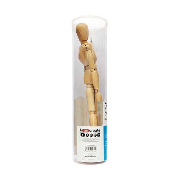 Maniquí de madera hombre 30 centímetros Mont Marte
