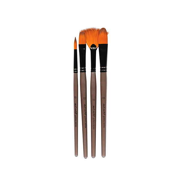 Pincel set acrílico 4 unidades Mont Marte