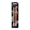 Lápices carboncillo blancos 2 unidades Mont Marte