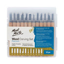 Gubias para madera set 12 unidades Mont Marte