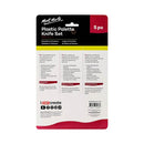 Cuchillos plásticos set 5 unidades Mont Marte