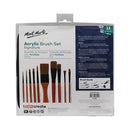 Pincel set acrílico 11 unidades Mont Marte