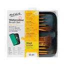 Pincel set acuarela 11 unidades Mont Marte