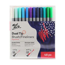 Marcador doble punta 0.8mm 3.75mm 48 unidades Mont Marte