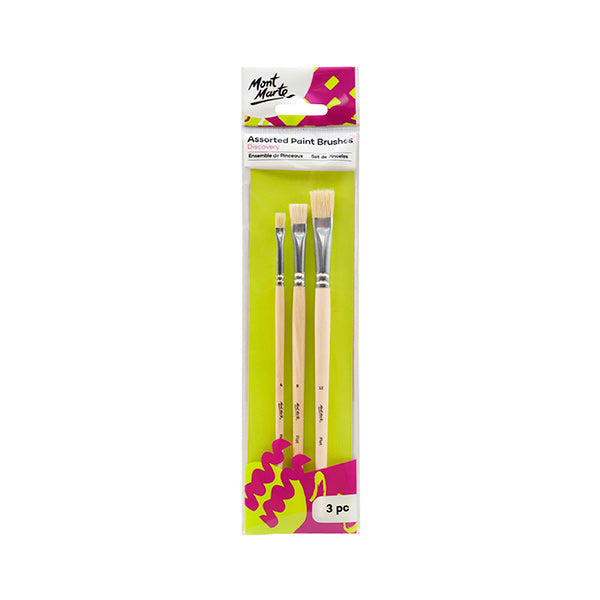 Pincel set 3 unidades 4 8 12 Mont Marte