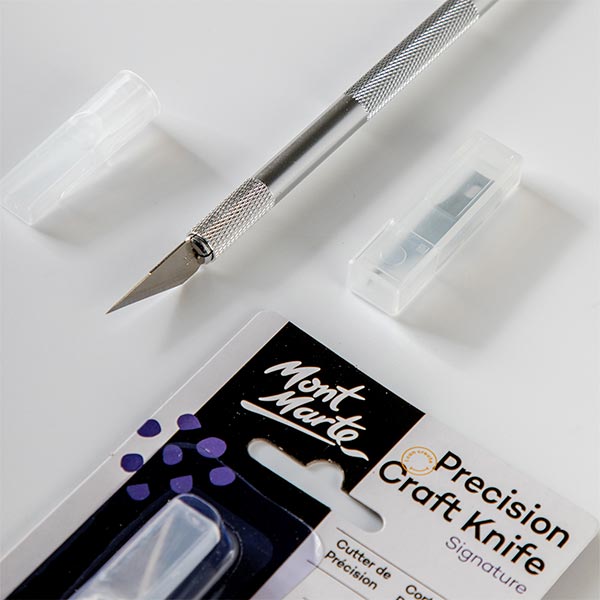 Cúter de precisión set 3 unidades Mont Marte