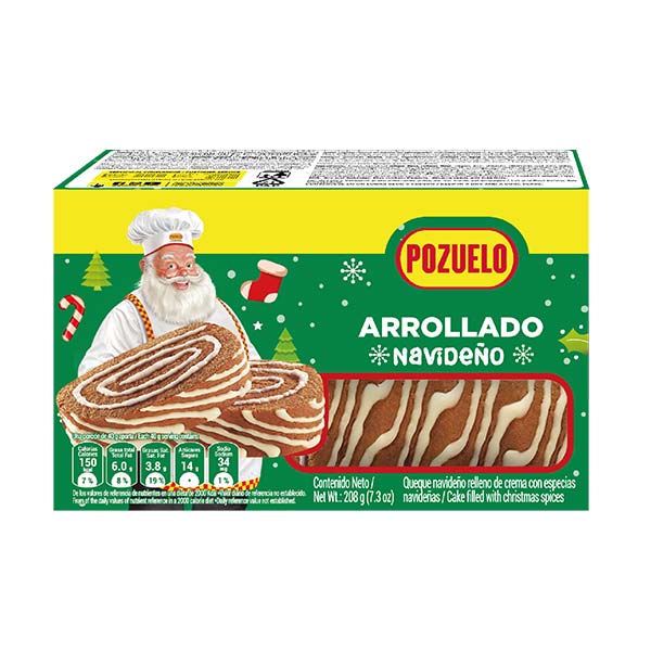 Arrollado navidad 208g