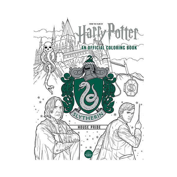 Libro colorear la Casa Slytherin